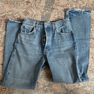 Agolde 90’s Pinch Waist High Rise Straight Jeans